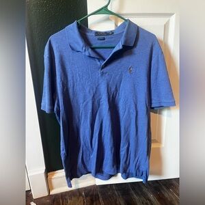 Polo by Ralph Lauren Blue Short-Sleeve Polo with Embroidered Pony